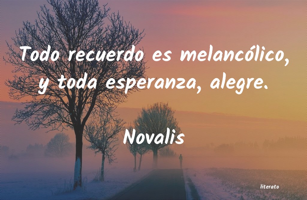 Frases de Novalis