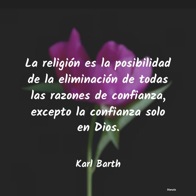 frases de Karl Barth