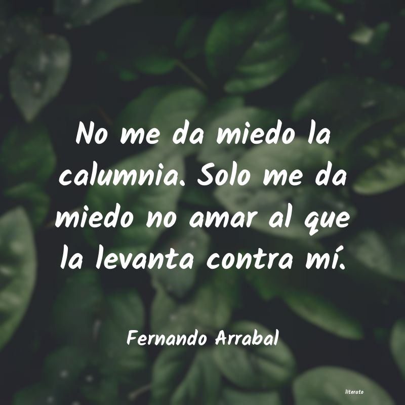 Frases de Fernando Arrabal