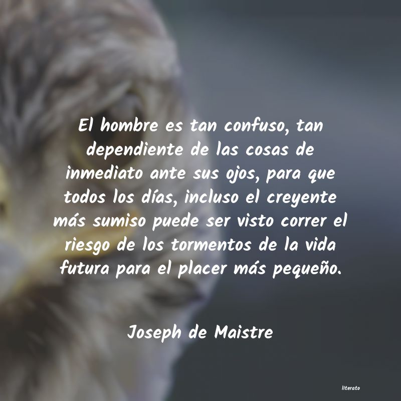 Frases de Joseph de Maistre