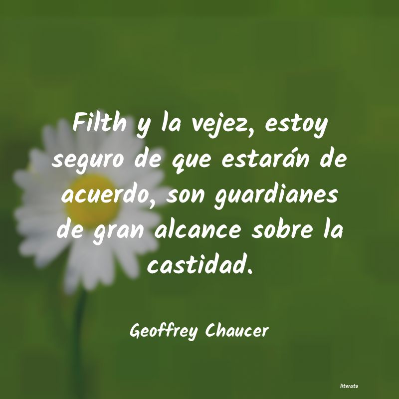 Frases de Geoffrey Chaucer