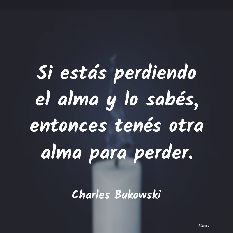 frases de Charles Bukowski