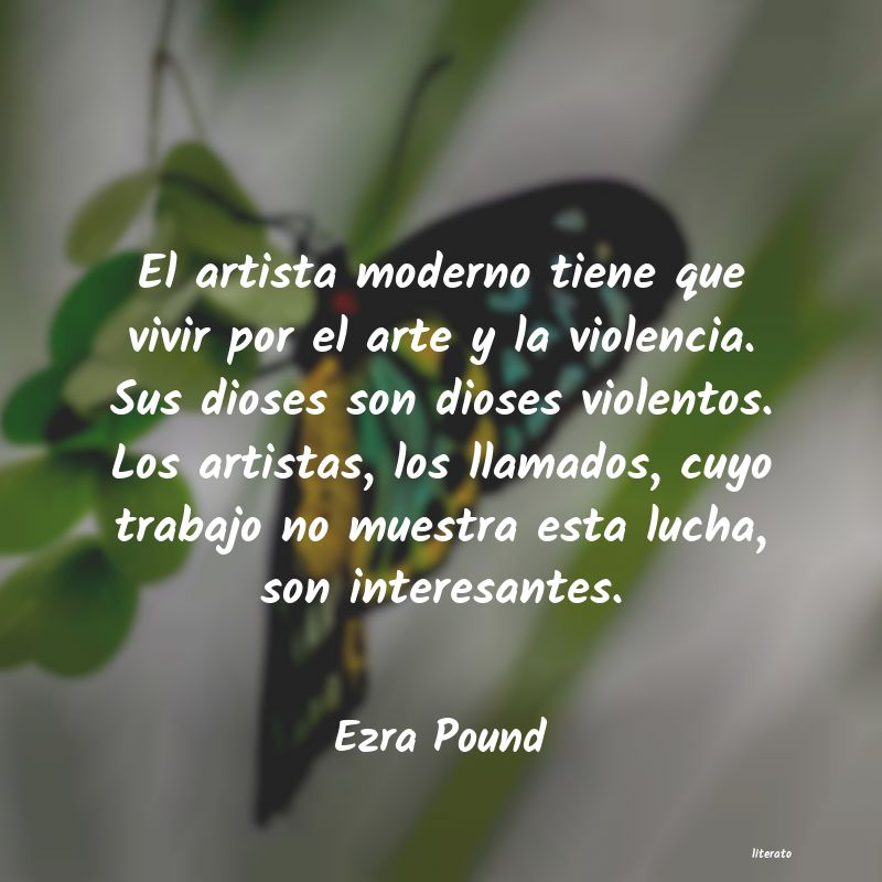 Frases de Ezra Pound