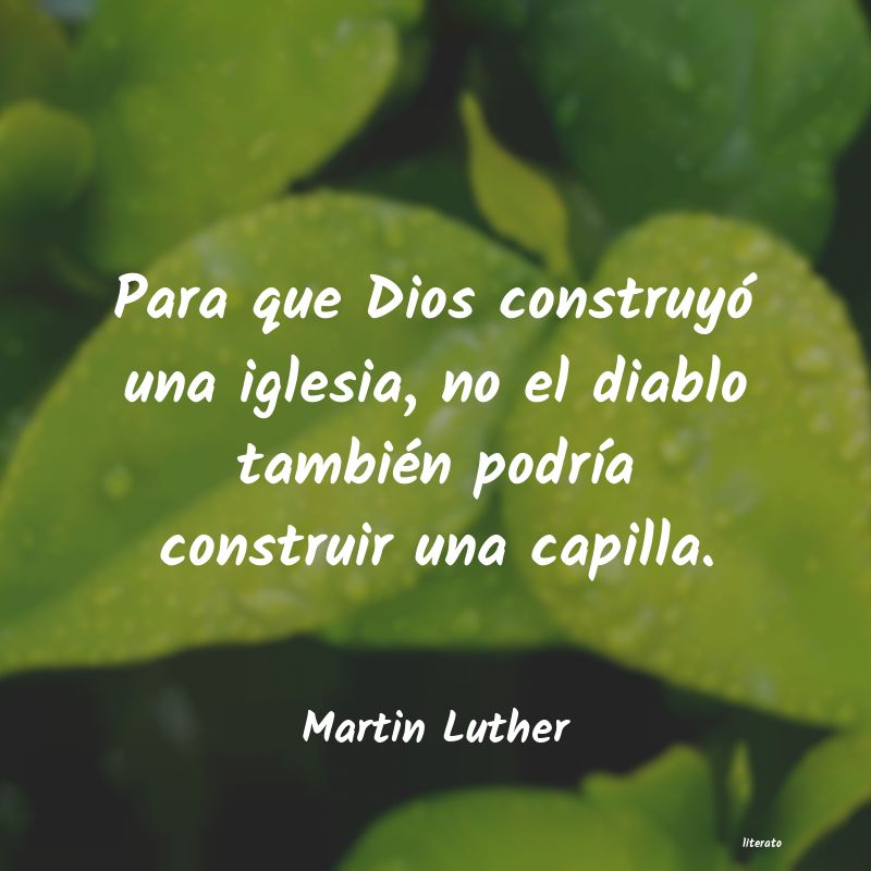 Frases de Martin Luther