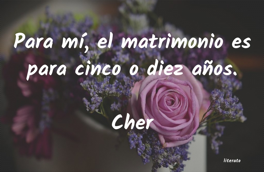 Frases de Cher