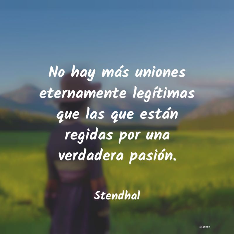 frases de Stendhal