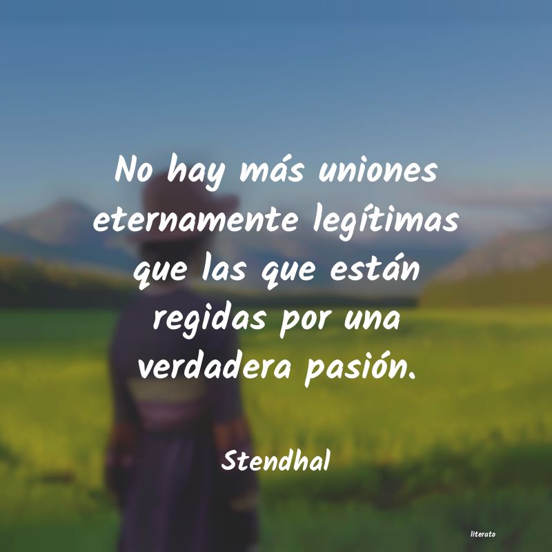 Frases de Stendhal