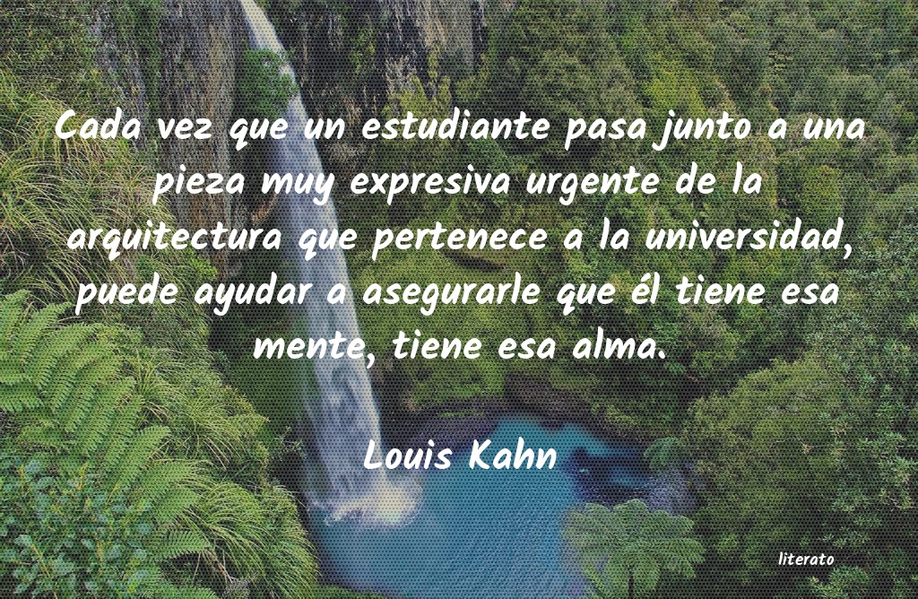 frases de Louis Kahn