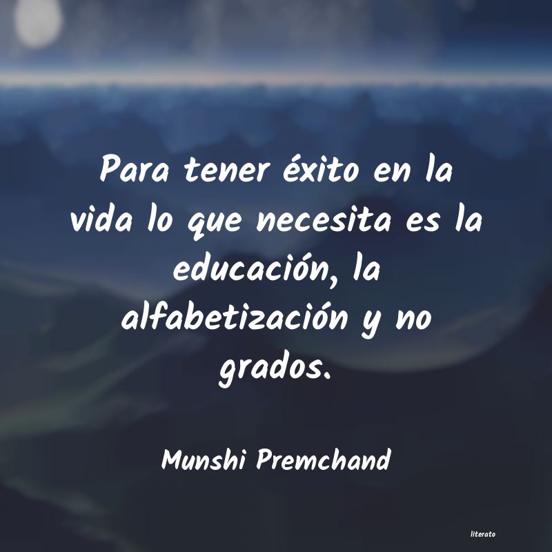 frases de Munshi Premchand