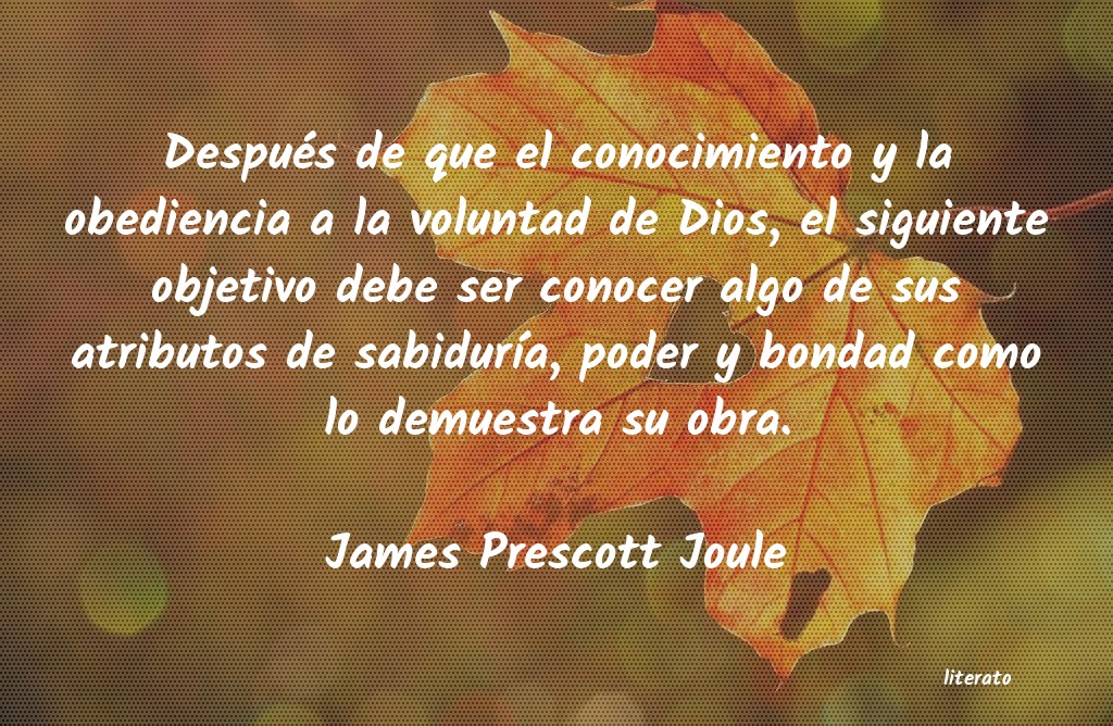 frases de James Prescott Joule