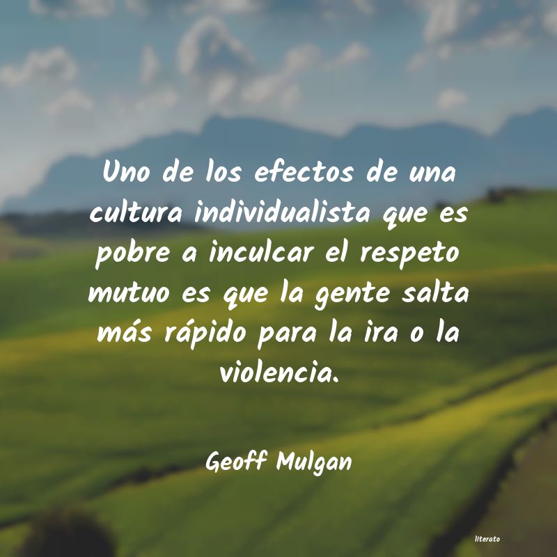 Frases de Geoff Mulgan