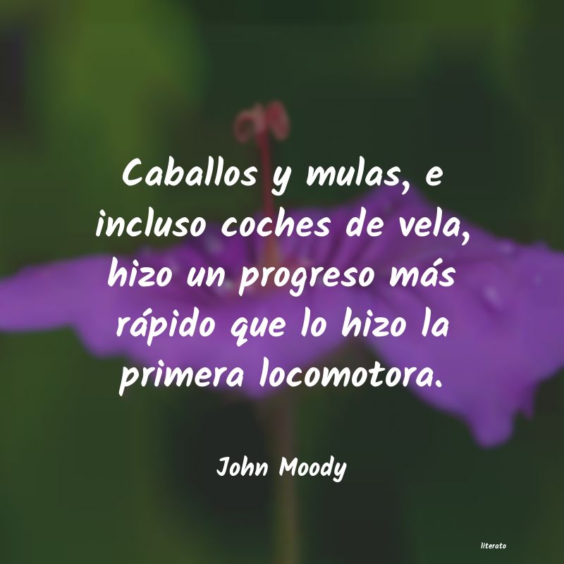 Frases de John Moody