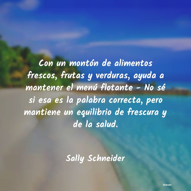 frases de Sally Schneider