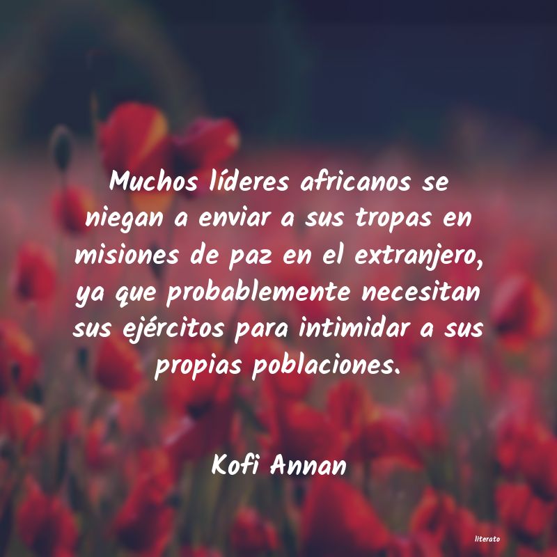 Frases de Kofi Annan