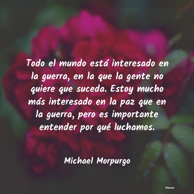 frases de Michael Morpurgo