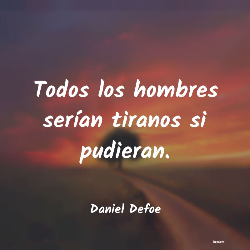 frases de Daniel Defoe