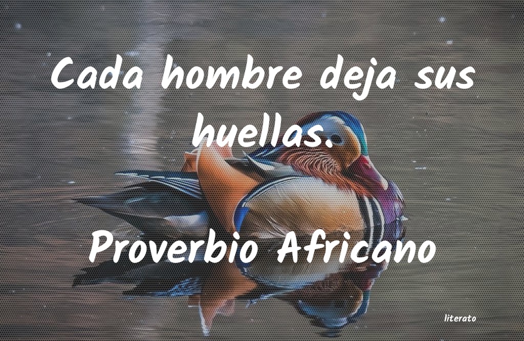 Frases de Proverbio Africano