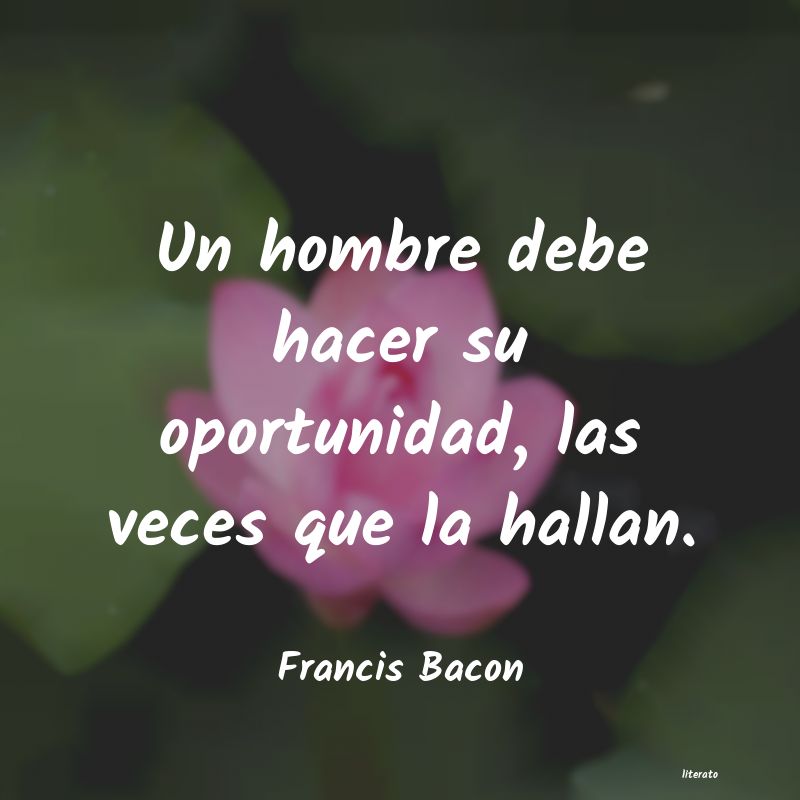 frases de Francis Bacon
