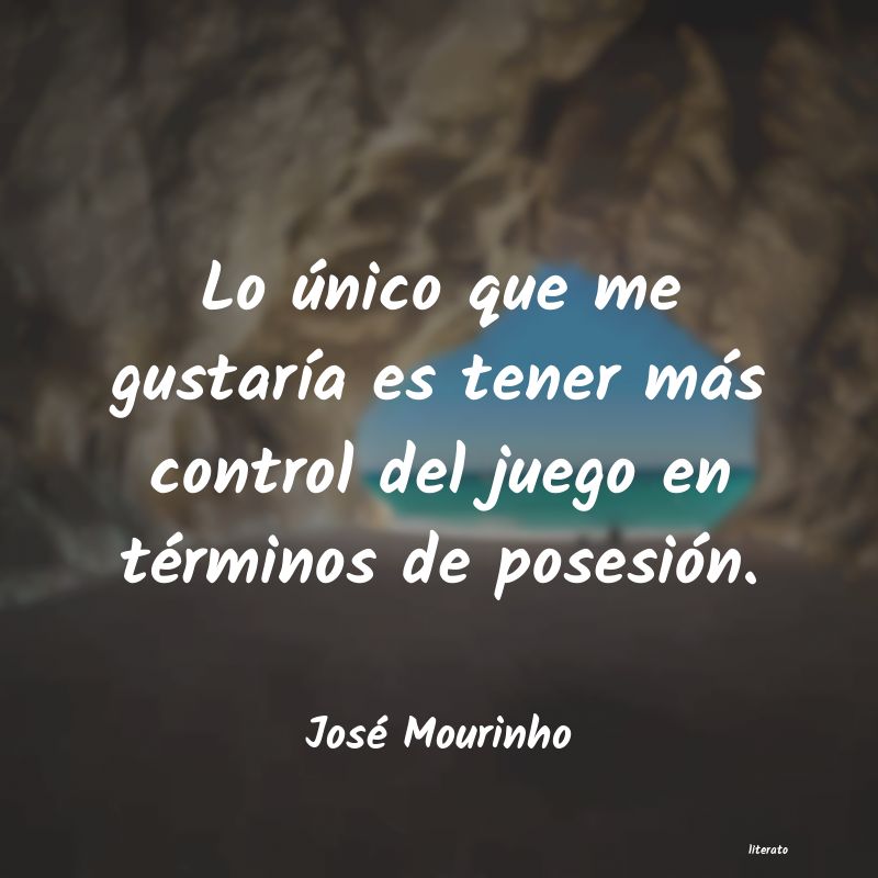 frases de José Mourinho