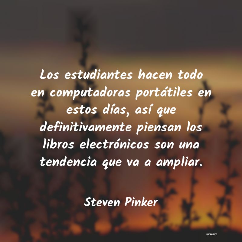 Frases de Steven Pinker