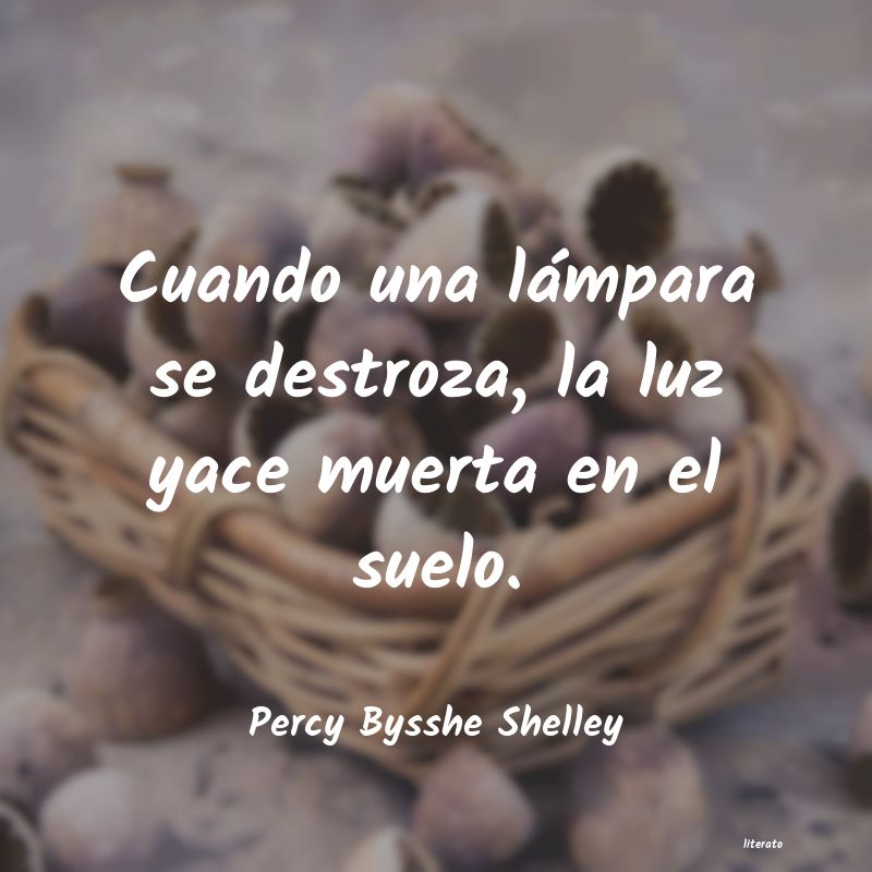 Frases de Percy Bysshe Shelley