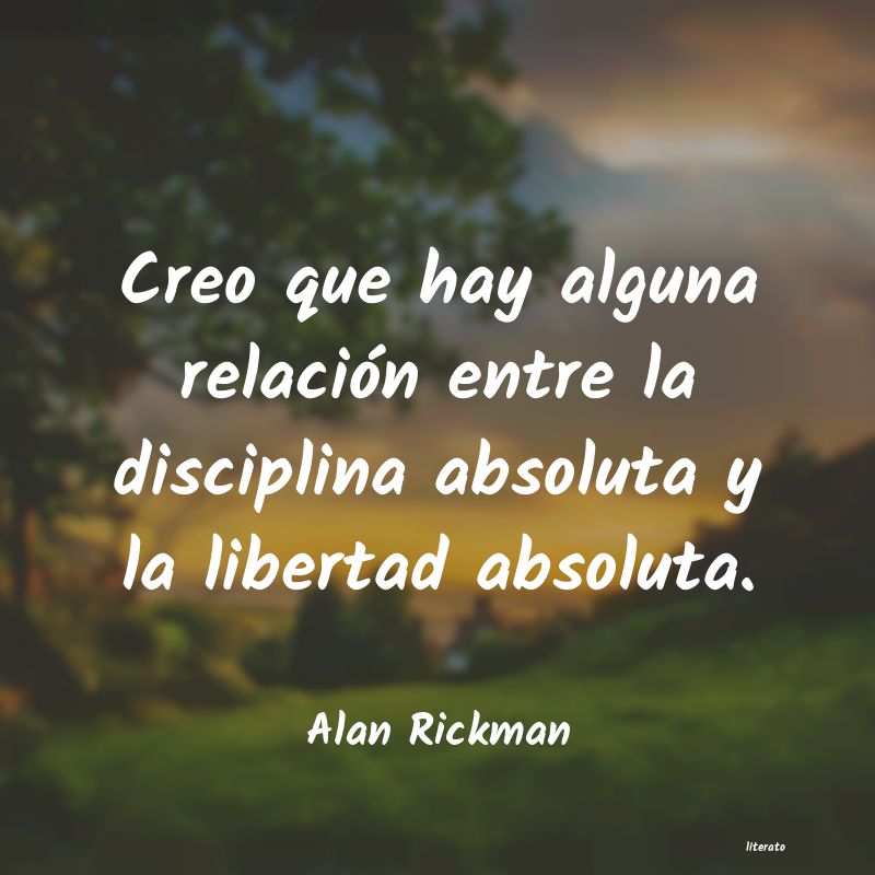 frases de Alan Rickman