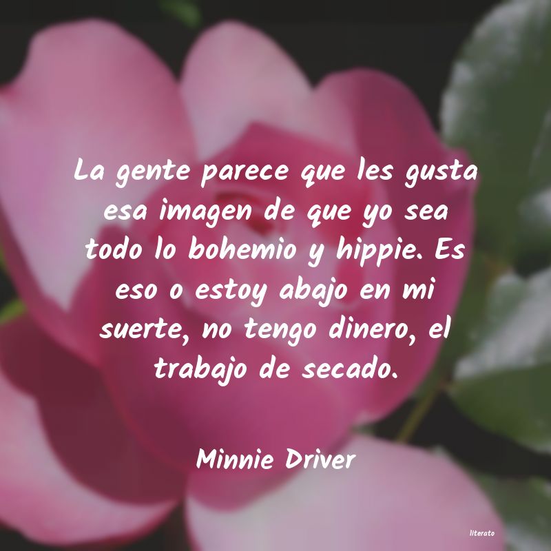 Frases de Minnie Driver