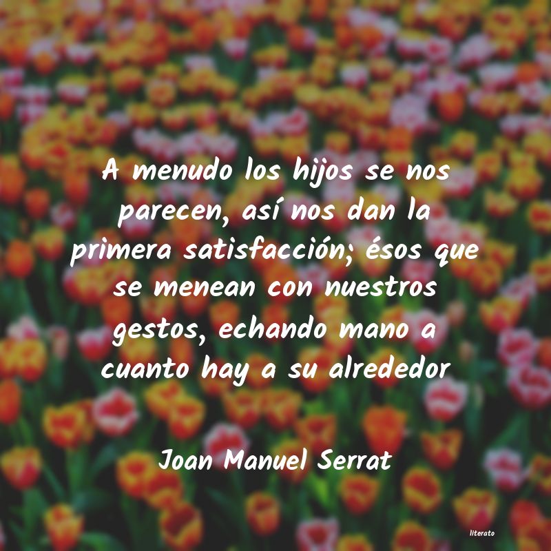 frases de Joan Manuel Serrat