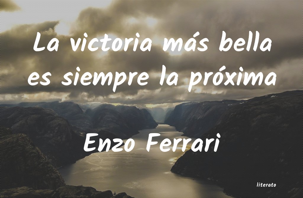 frases de Enzo Ferrari