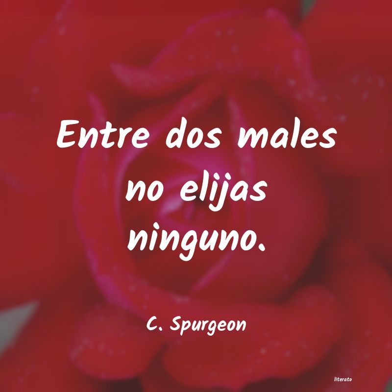 frases de C. Spurgeon