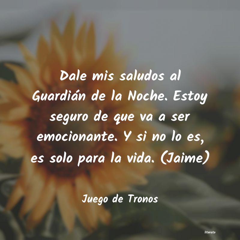 Frases de Juego de Tronos