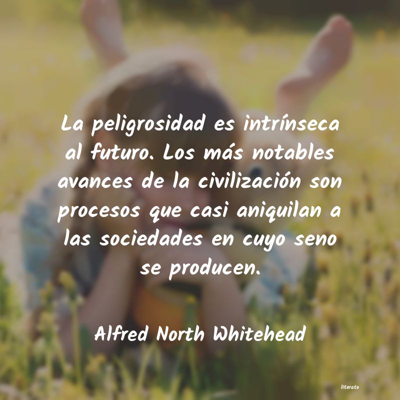 Frases de Alfred North Whitehead