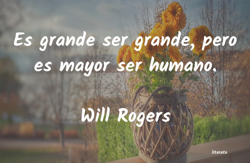 Frases de Will Rogers