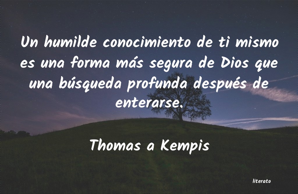Frases de Thomas a Kempis