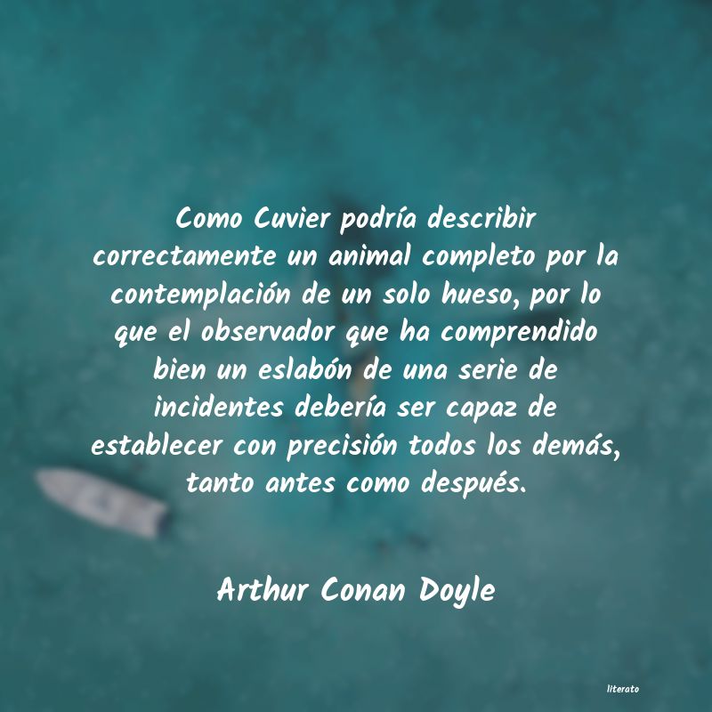 Frases de Arthur Conan Doyle