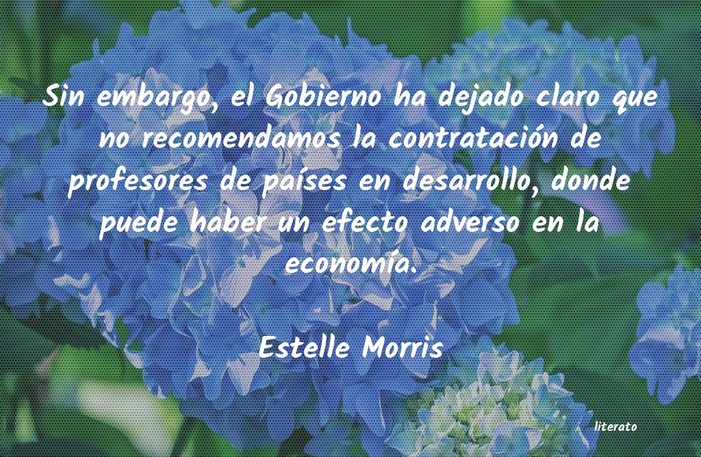 Frases de Estelle Morris