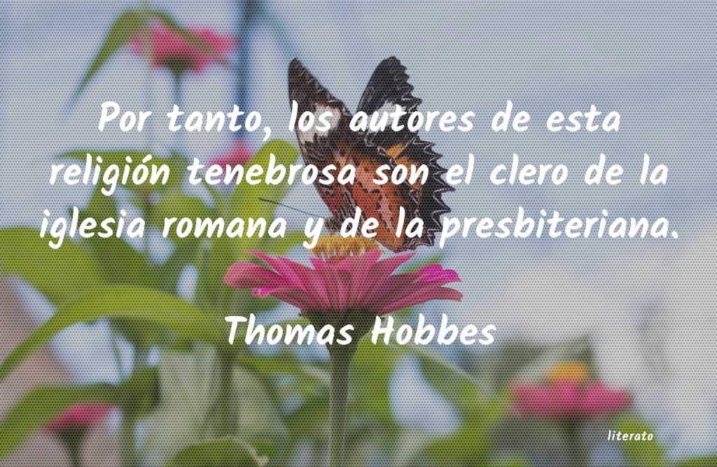 Frases de Thomas Hobbes