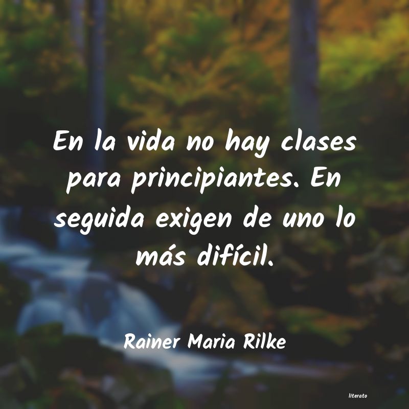 frases de Rainer Maria Rilke