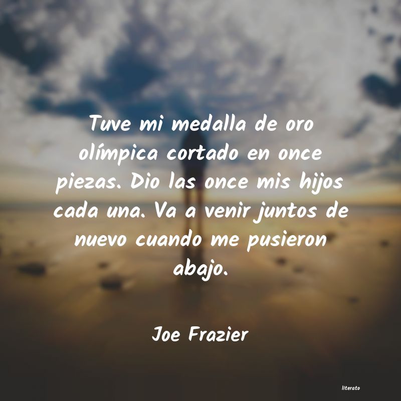 frases de Joe Frazier