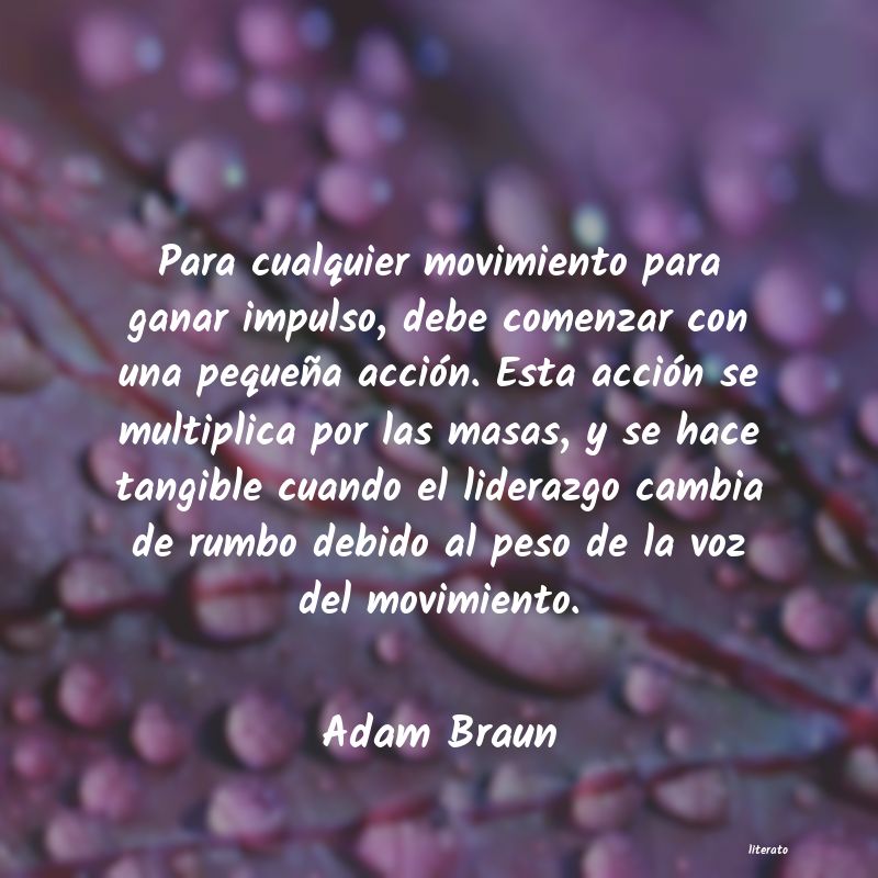 frases de Adam Braun