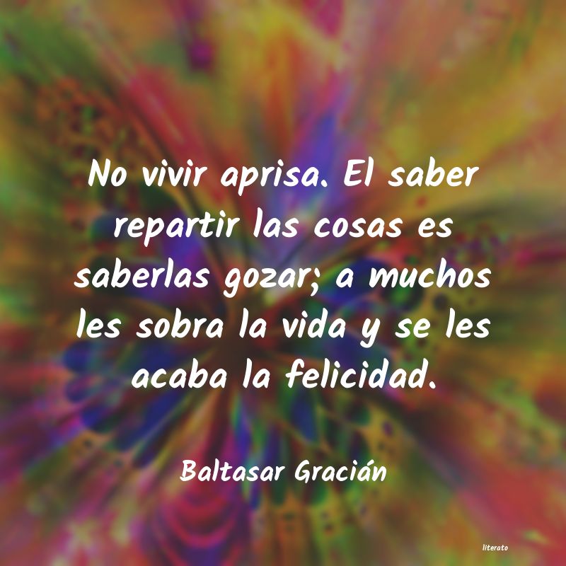 frases de Baltasar Gracián