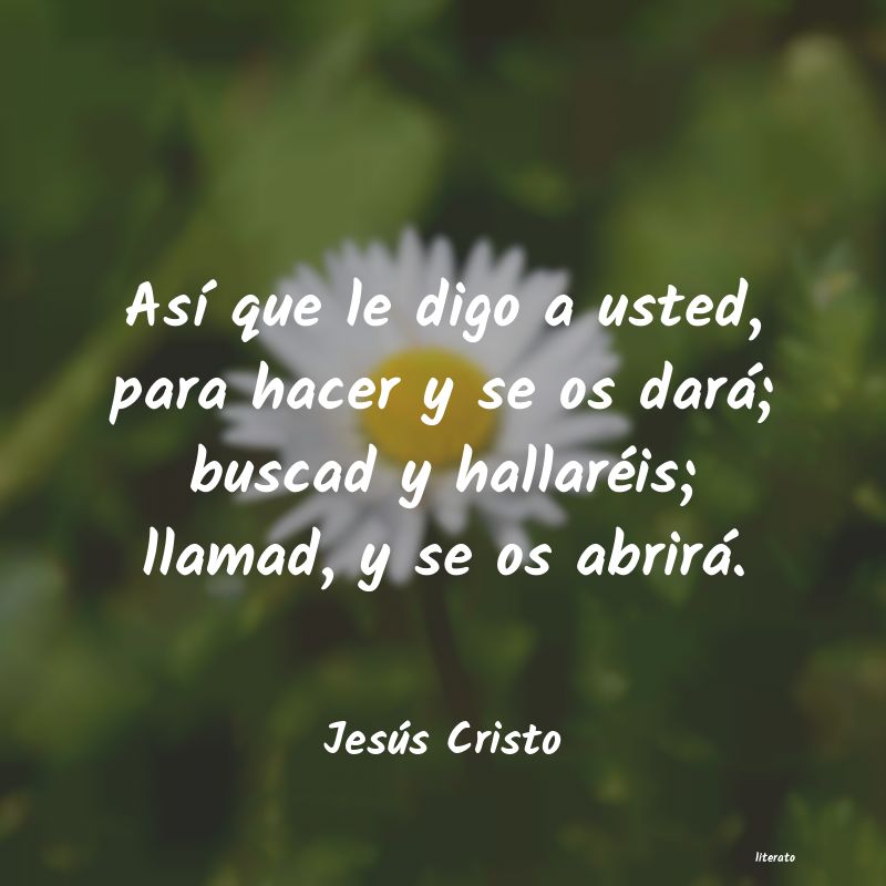 Frases de Jesús Cristo