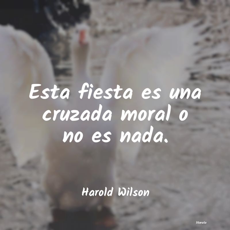 Frases de Harold Wilson