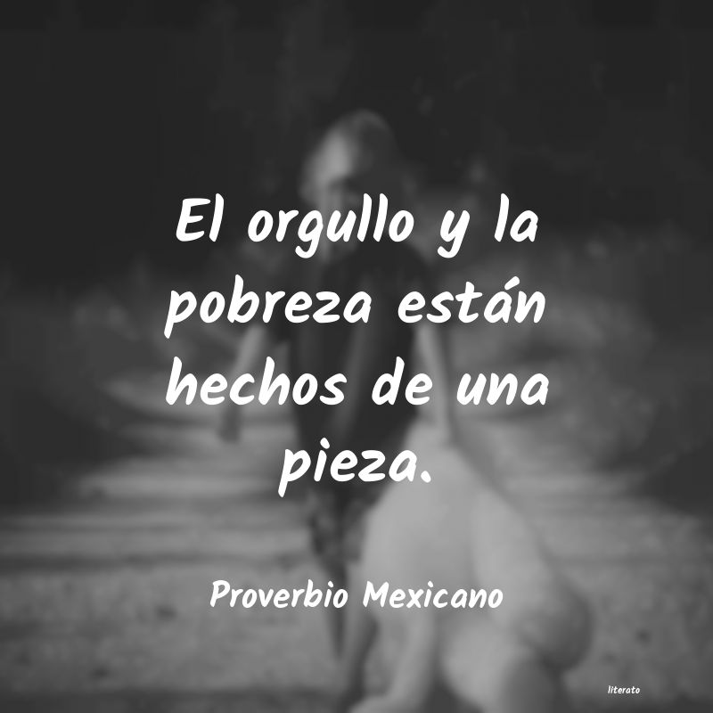 frases de Proverbio Mexicano