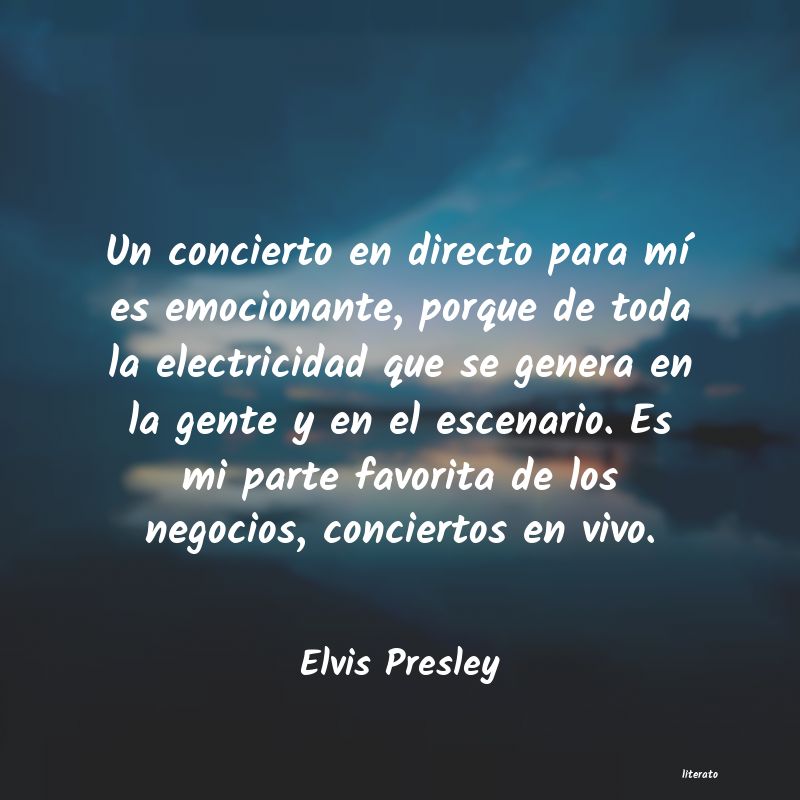 frases de Elvis Presley