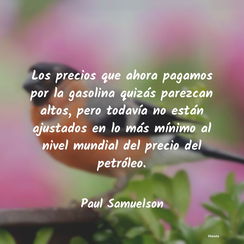 Frases de Paul Samuelson