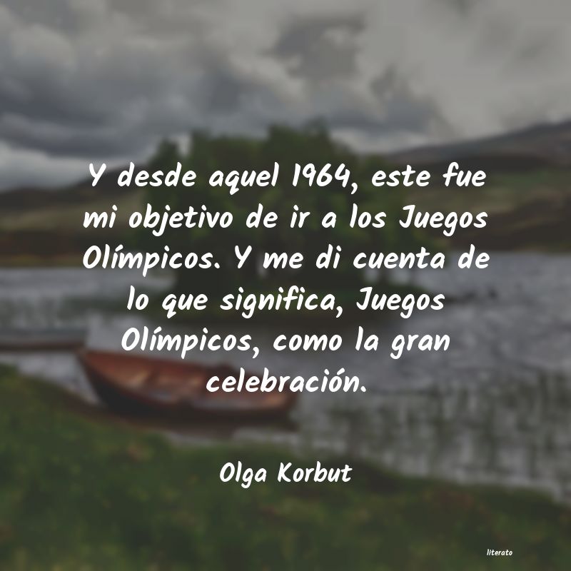 frases de Olga Korbut