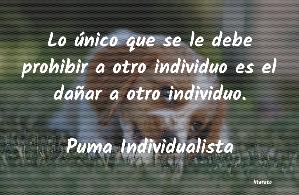 Frases de Puma Individualista