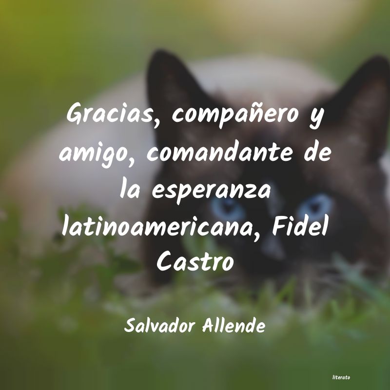 frases de Salvador Allende
