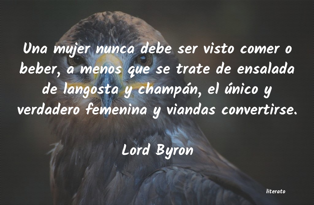 frases de Lord Byron